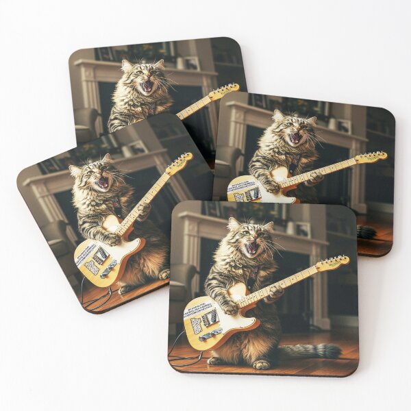Item preview, Grunge Icon Cat: Policed by Purr-ism, TheNyandalism Guitar Maestro designed and sold by The Atomics.