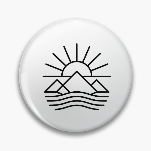 Item preview, Minimalist Sunrise Over Mountains designed and sold by NiftyWrx.