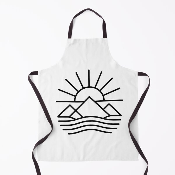 Item preview, Minimalist Sunrise Over Mountains designed and sold by NiftyWrx.