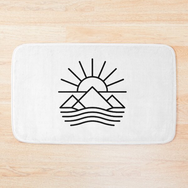 Item preview, Minimalist Sunrise Over Mountains designed and sold by NiftyWrx.