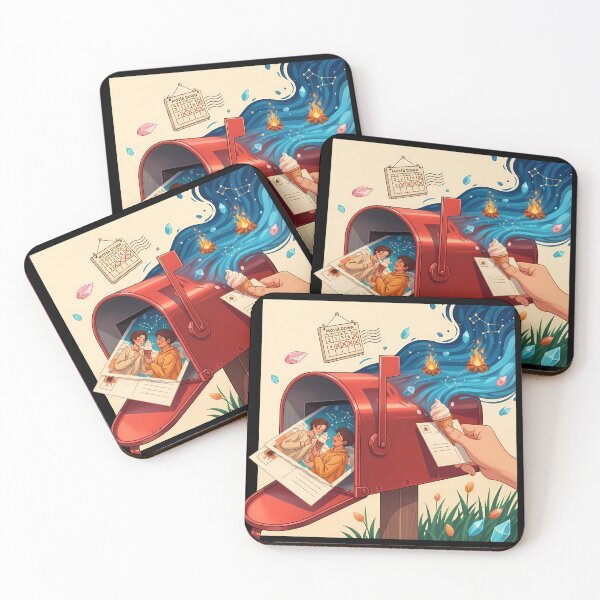 Item preview, Dreamy Mailbox Crystal Night Illustration designed and sold by AbanoubStore.