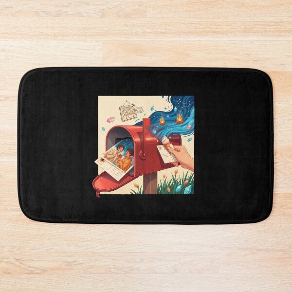 Item preview, Dreamy Mailbox Crystal Night Illustration designed and sold by AbanoubStore.