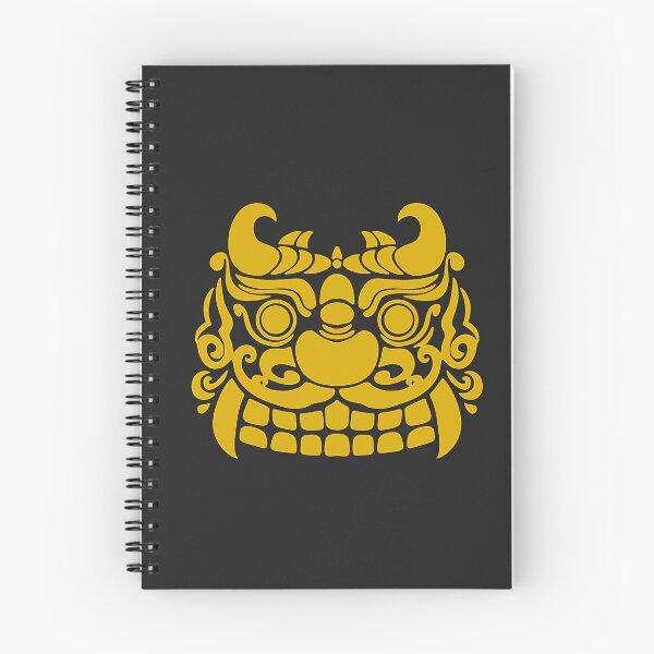 Item preview, Korean Dokkaebi Mask Black Gold Digital Art Print | Instant Download designed and sold by DaHaeStudio.