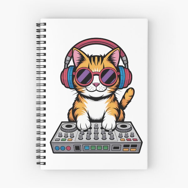 Item preview, Sunglasses Cat DJ Mixer Art designed and sold by NiftyWrx.