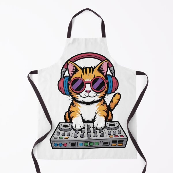 Item preview, Sunglasses Cat DJ Mixer Art designed and sold by NiftyWrx.