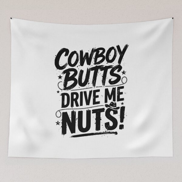 Item preview, Cowboy Butts Drive Me Nuts Country Cowgirl Western Graphic Design, Funny Rodeo Lover Gift, Comfort Colors Graphic Tee designed and sold by AsturShop.