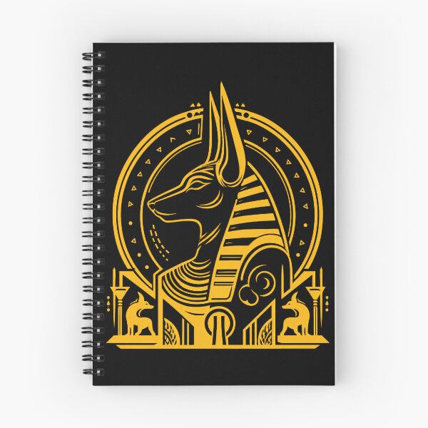 Item preview, Golden Anubis Geometric Vector Portrait designed and sold by Ahmed-G-Designs.