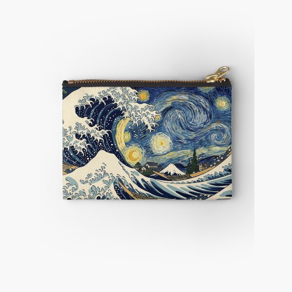 Item preview, The Great Starry Wave | Ukiyo-e Van Gogh Mashup designed and sold by Vandy Fullam.