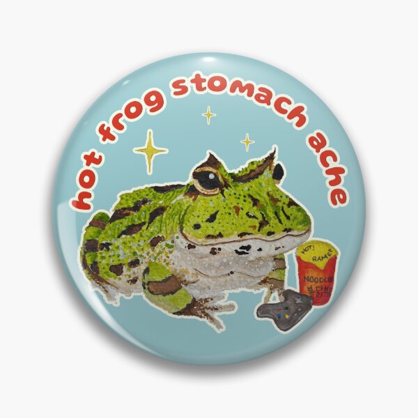 Item preview, Hot Frog Ramen Stomach Ache with controller designed and sold by Blackberries & Moss.