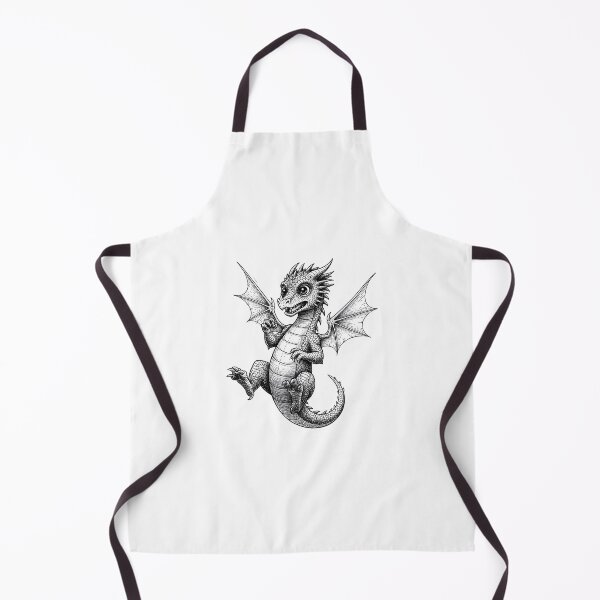Item preview, Cute Flying Baby Dragon Fantasy Illustration designed and sold by Darkness Hole.