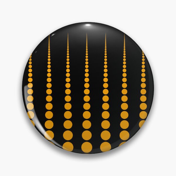 Item preview, Abstract Mustard Yellow Polka dots on Black  designed and sold by POLKAIWERX.