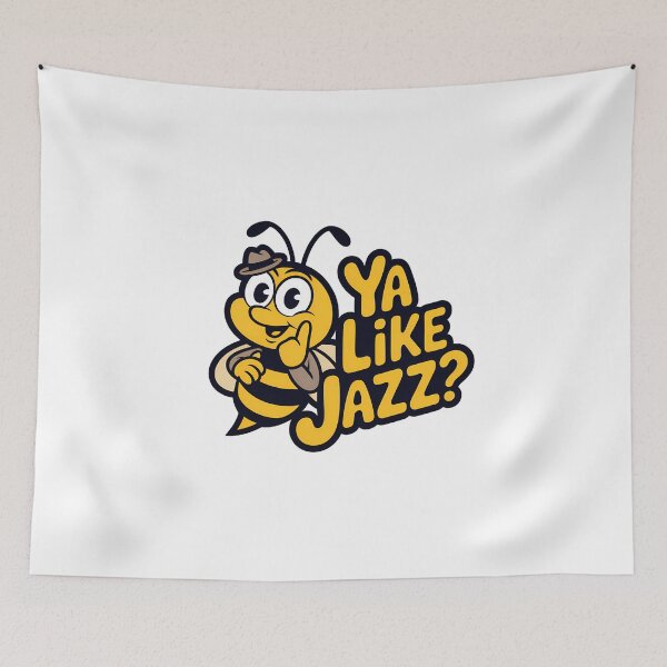 Item preview, Cartoon Bee Jazz Enthusiast designed and sold by NiftyWrx.
