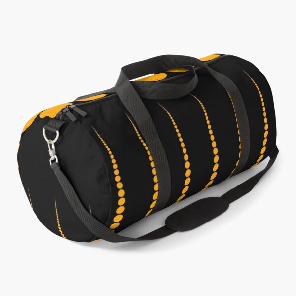 Item preview, Abstract Mustard Yellow Polka dots on Black  designed and sold by POLKAIWERX.