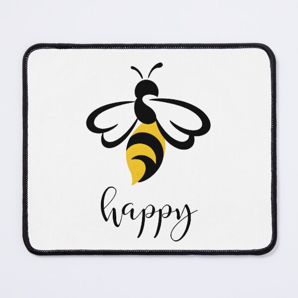 Item preview, Be Happy – Minimalist Cute Bee Happy Design with Positive Message designed and sold by ArcticFoxStudio.