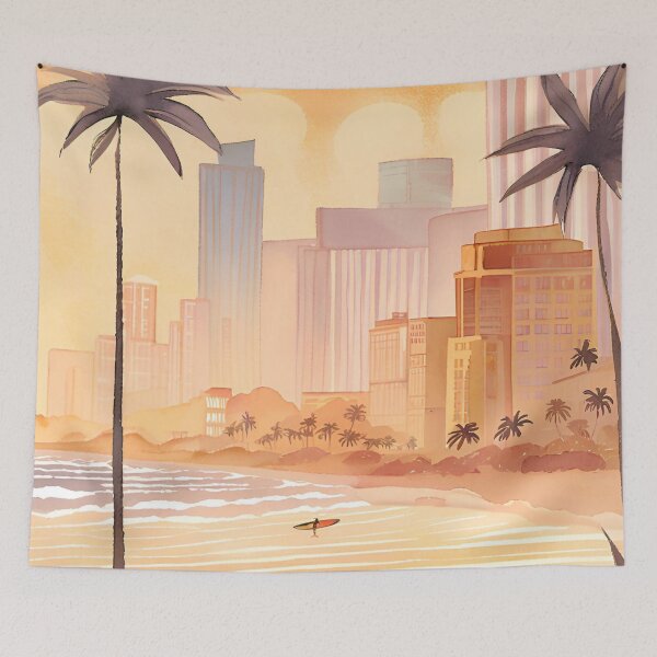 Item preview, South Beach, Miami Beach designed and sold by artbynalamagnolia.