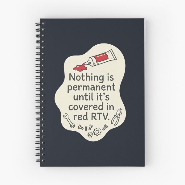Item preview, Nothing is permanent until it's covered in red RTV | a&p mechanic | aircraft mechanic designed and sold by SocialStaticz.