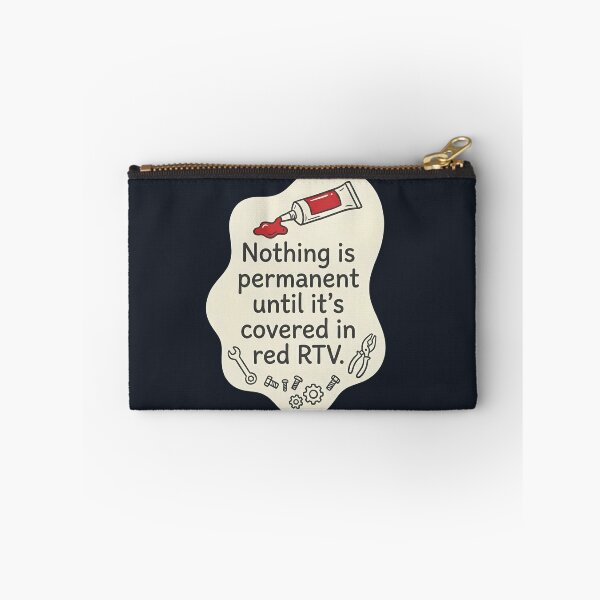 Item preview, Nothing is permanent until it's covered in red RTV | a&p mechanic | aircraft mechanic designed and sold by SocialStaticz.