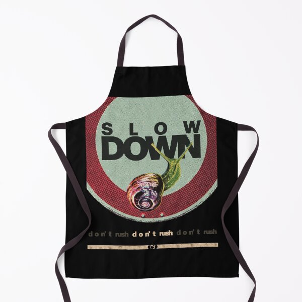 Item preview, Slow Down — Vintage Traffic Sign Snail Brutalist Design designed and sold by Decorador de Corazones.