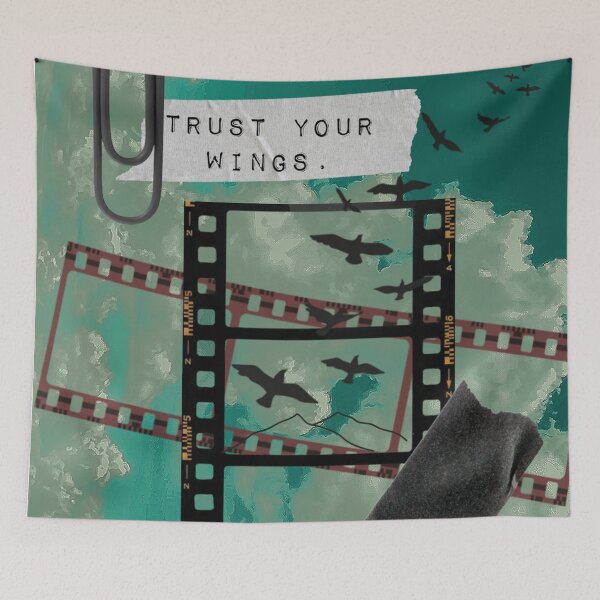 Item preview, trust your wings, digital doodle designed and sold by GiSilver.