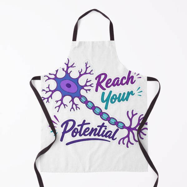 Item preview, Reach Your Potential Neuron Motivation Inspirational Brain Design designed and sold by Creative Spark.