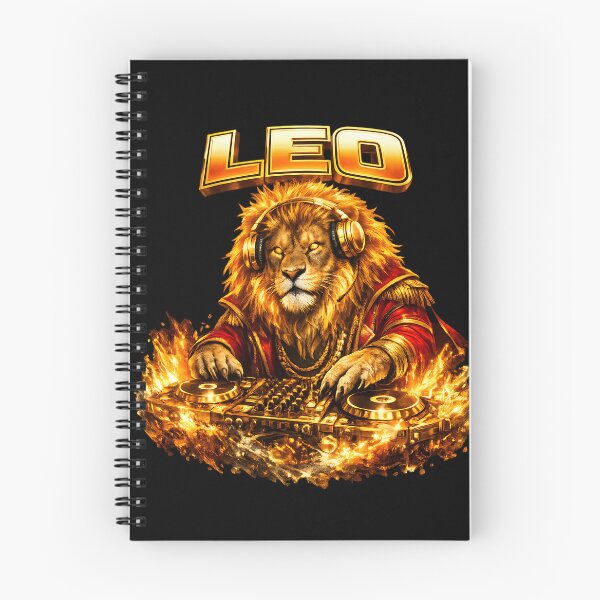 Item preview, Majestic Leo Lion DJ Zodiac Royal Fire designed and sold by  ZenRave Designs.