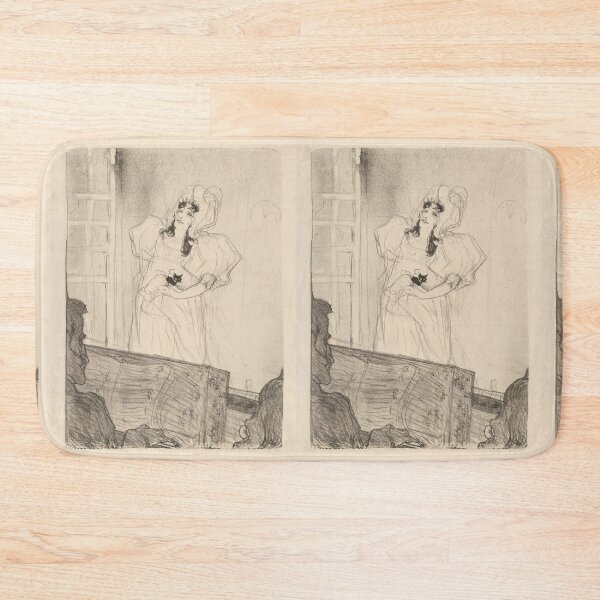 Item preview, Miss May Belfort by Henri de Toulouse-Lautrec | Vintage Cabaret Black Cat Art Poster Print designed and sold by artofuniverse.