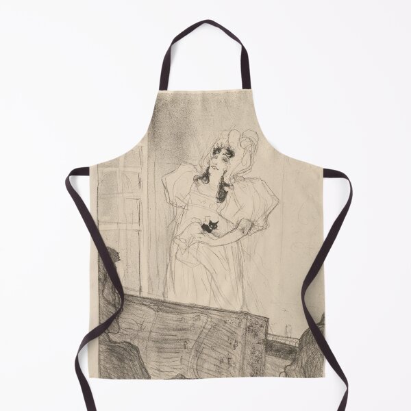 Item preview, Miss May Belfort by Henri de Toulouse-Lautrec | Vintage Cabaret Black Cat Art Poster Print designed and sold by artofuniverse.