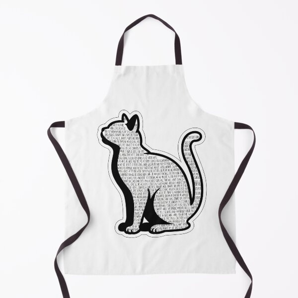 Item preview, Minimalist Cat Silhouette with Text designed and sold by NiftyWrx.