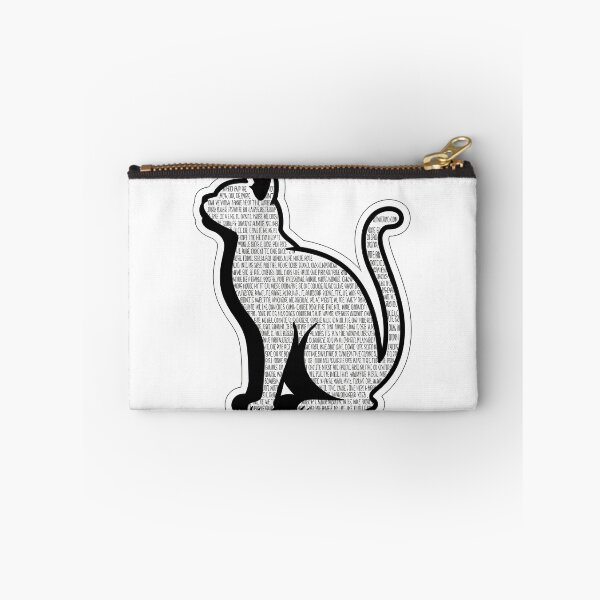 Item preview, Minimalist Cat Silhouette with Text designed and sold by NiftyWrx.