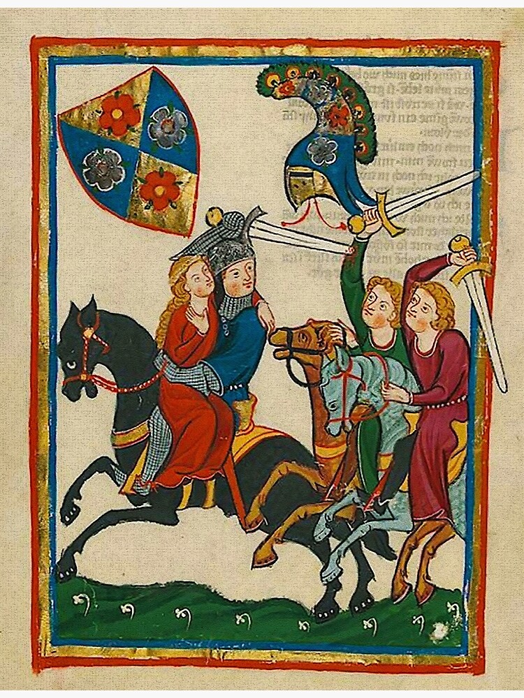 Frederick the Apprentice Knight abducts his lady by edsimoneit