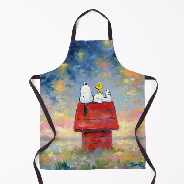 Item preview, Snoopy & Woodstock Impressionist Painting designed and sold by MIXAR Studio.