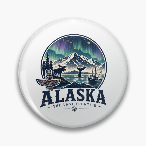 Item preview, Alaska Print Logo / Alaska Pride designed and sold by Thehatinthecat.