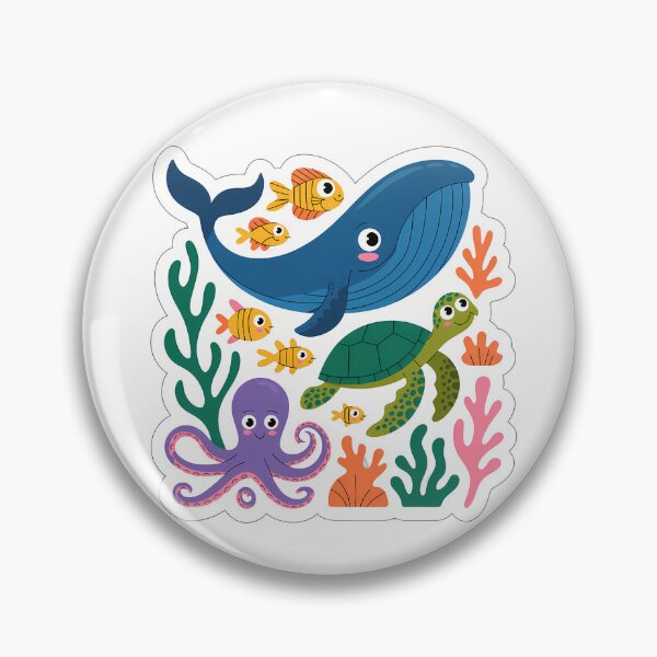 Item preview, Whimsical Ocean Friends designed and sold by NiftyWrx.