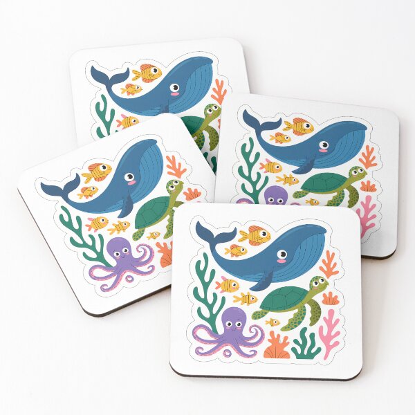 Item preview, Whimsical Ocean Friends designed and sold by NiftyWrx.