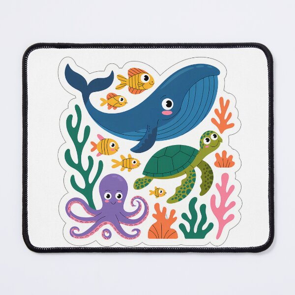 Item preview, Whimsical Ocean Friends designed and sold by NiftyWrx.
