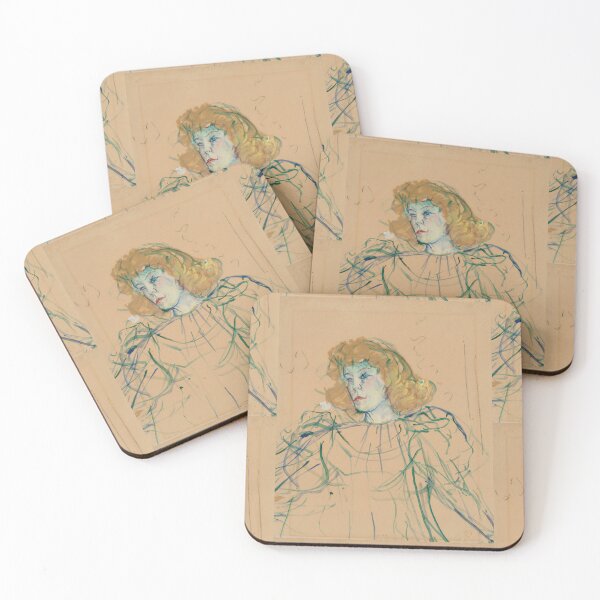 Item preview, Miss May Milton by Henri de Toulouse-Lautrec | Vintage Post-Impressionist Cabaret Portrait Art Print designed and sold by artofuniverse.