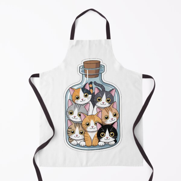 Item preview, Cats in a Bottle Anime Illustration designed and sold by NiftyWrx.
