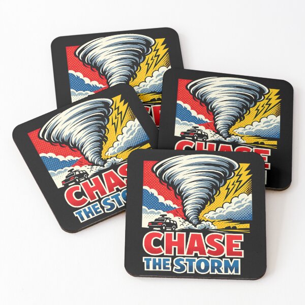 Item preview, Retro pop art design CHASE THE STORM designed and sold by MattyManiac.