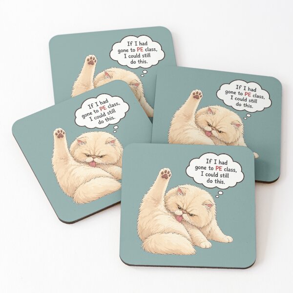 Item preview, Funny Persian Cat Fitness Fail designed and sold by Sn1ver.