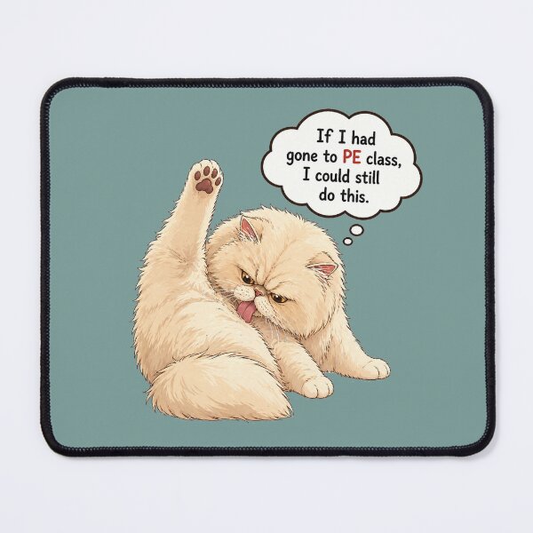 Item preview, Funny Persian Cat Fitness Fail designed and sold by Sn1ver.