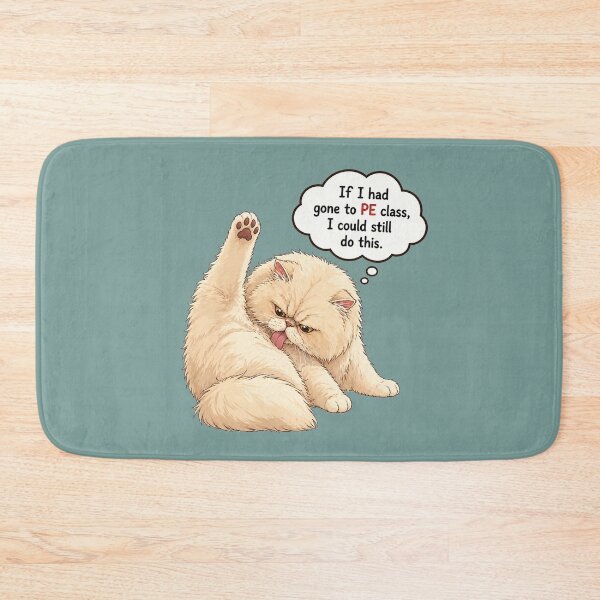 Item preview, Funny Persian Cat Fitness Fail designed and sold by Sn1ver.
