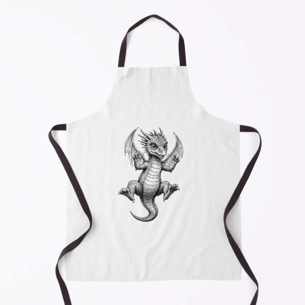 Item preview, Cute Baby Dragon With Spread Wings Fantasy Illustration designed and sold by Darkness Hole.