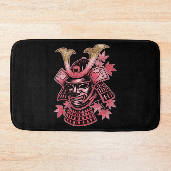 Item preview, Samurai Mask Rose Gold Japanese Maple Warrior T-Shirt designed and sold by DarylWelsh2024.
