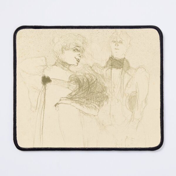 Item preview, Mlle Lender in Madame Satan by Henri de Toulouse-Lautrec | Vintage Belle Époque Cabaret Sketch Art Print designed and sold by artofuniverse.