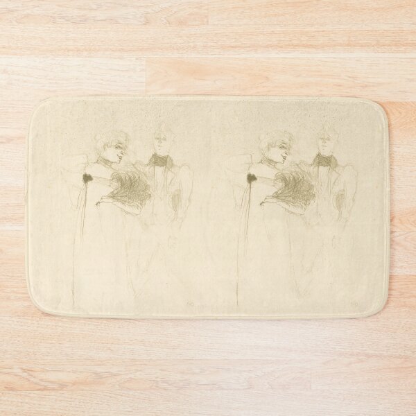 Item preview, Mlle Lender in Madame Satan by Henri de Toulouse-Lautrec | Vintage Belle Époque Cabaret Sketch Art Print designed and sold by artofuniverse.