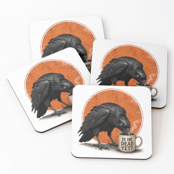 Item preview, is He Vintage Dead Yet Dark Crow Raven Bird Humor Retro designed and sold by Kladhadredo.