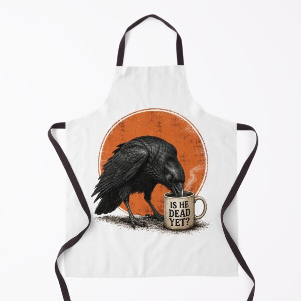 Item preview, is He Vintage Dead Yet Dark Crow Raven Bird Humor Retro designed and sold by Kladhadredo.