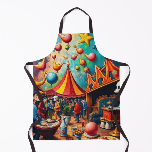 Item preview, Colorful Circus-Style Fantasy Fair Illustration designed and sold by RAISC.