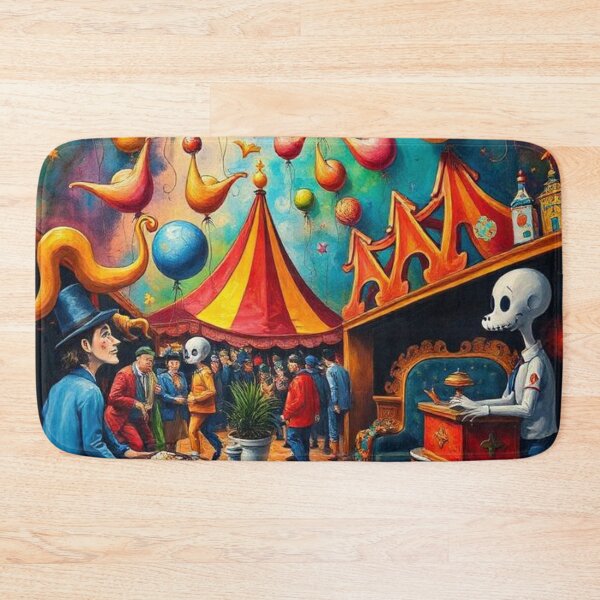 Item preview, Colorful Circus-Style Fantasy Fair Illustration designed and sold by RAISC.