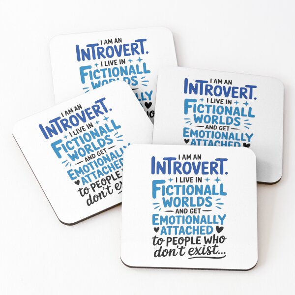 Item preview, Introvert Fiction Lover Typo Art designed and sold by NiftyWrx.